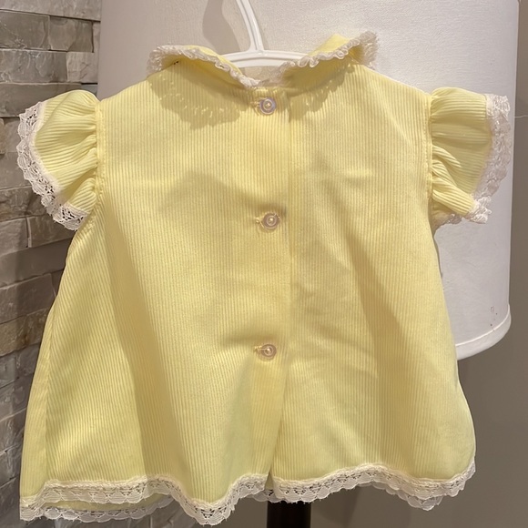 Vintage Yellow Baby Dress - Picture 4 of 5